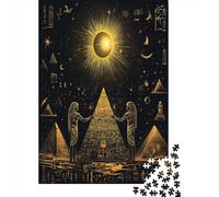 Ancient Egypt Jigsaw Puzzles for Adults And Kids. 1000 Pieces Mythical Art Style Whimsical Challenge Toy Educational Game Home Decor 70x50cm/1000pcs