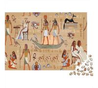 Ancient Egypt Jigsaw Puzzles Puzzles for Adults Kids. 500 Pieces Great Gifts Challenge Toy Educational Game Home Decoration for Adults& Kids Age 14 Years Up 500pcs (52x38cm)