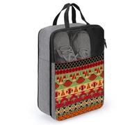Ancient Egypt Large Capacity Waterproof Travel Shoe Bags Multi-Functional Folding Shoe Bags for Travel Dustproof Breathable Mesh Shoe Organizer(A21)