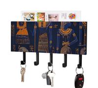 Ancient Egypt Pattern Key Holder Hanger Rack Mail Organizer