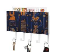 Ancient Egypt Pattern Key Holder Hanger Rack Mail Organizer