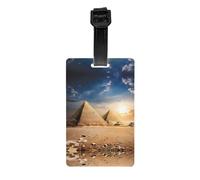 Ancient Egypt Patterned Luggage Tags, Made of PVC, can be Hung on suitcases and toolboxes.