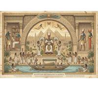 Ancient Egypt Pharaoh 1000 Piece Wooden Jigsaw Puzzle,Educational Toy,Adults & Kids 14+,Home Wall Decor,Whimsical Challenge,Wood,Great Gifts,Stress Relief (75x50cm)