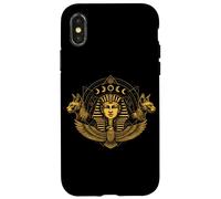 Ancient Egypt Pharaoh Sphynx Cat Sacred Geometry Case for iPhone X/XS