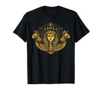 Ancient Egypt Pharaoh Sphynx Cat Sacred Geometry T-Shirt