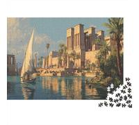 Ancient Egypt Puzzle 38x26cm/1000pcs Puzzles, Die Für Erwachsene Und Personen Ab 14 Jahren Geeignet Sind