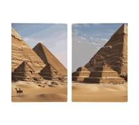 Ancient Egypt Pyramid Passport Holder Passport Wallet PU Leather Passports Protective Cover Slim Travel Accessories