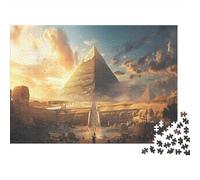 Ancient Egypt, Pyramids Jigsaw Puzzles for Adults And Kids. 1000 Pieces Whimsical Challenge Toy Educational Game Home Decor 70x50cm/1000pcs
