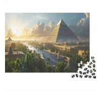 Ancient Egypt, Pyramids1000 Piece Impossible for Adults Games Gifts Kids Challenge Jigsaw