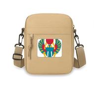 Ancient Egypt Scarab Pattern Crossbody Bag Cell Phone Purses Handbag Shoulder Mini Bag