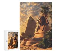Ancient Egypt Secrets Pyramid Sphinx Jigsaw Puzzles for Adults 1000 PCS Wooden Puzzles Unique Puzzle Gifts