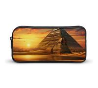 Ancient Egypt Secrets Pyramid Sphinx Pencil Case Cute Pen Pouch Cosmetic Bag Pecil Box Organizer for Travel Office