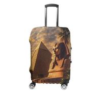 Ancient Egypt Secrets Pyramid Sphinx Travel Luggage Cover Washable Anti-Scratch Baggage Suitcase Protector S