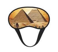 Ancient Egypt Sleep Mask for Side Sleeper, Blackout Sleeping Eye Mask, Soft Breathable Eye Cover for Women Men Travel Eyeshade, Relaxing Zero Pressure Night Blindfold