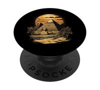 Ancient Egypt Sunset Tutankhamun Egyptology Egyptian God PopSockets Adhesive PopGrip
