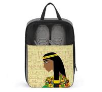Ancient Egypt Travel Shoe Bags for Travel and Daily Use with Zipper Shoe Storage Organizer with Handle Travel Bags for Men and Women(A10)