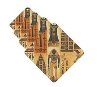 Ancient Egypt Tribe Series Car Air Freshener Cards for Women Men 4 Pack Cute Car Accessories Long Lasting Scent Car Diffuser Hanging Auto Aromatherapy Tablets Car Fresheners Gifts
