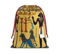 Ancient Egypt Tribe Series Christmas Drawstring Bags Gift Wrapping Bag Small Gifts Candy Jewelry Wedding Wrap Bag