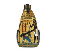 Ancient Egypt Tribe Series Crossbody Sling Bag Crossbody Shoulder Chest Bag Shoulder Strap Waist Fanny Pack Men Women