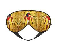 Ancient Egypt Tribe Series Double Side Eye Mask, Adjustable Strap Eye Mask, Eye Sleep Shade Cover, Blocks Light Eye mask