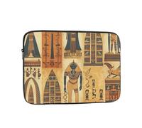 Ancient Egypt Tribe Series Laptop Case 17 inch, Shockproof Protective Computer Sleeve Cover Water Resistant Laptop Bag Carrying Tablet Cover Briefcase Handbags Gifts for Men Women