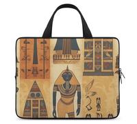Ancient Egypt Tribe Series Laptop Sleeve Ultra-Thin, Waterproof 10inch Laptop Bags, Portable Protective Computer Bag with Hand Strap