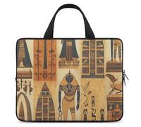 Ancient Egypt Tribe Series Laptop Sleeve Ultra-Thin, Waterproof 15inch Laptop Bags, Portable Protective Computer Bag with Hand Strap