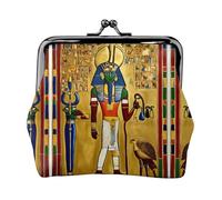 Ancient Egypt Tribe Series print Coin Purse Small Change Purse Card Holder Coin Pouch Small Wallet for Women and Men, Black, One Size, Vintage