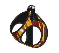 Ancient Egypt Tribe Series Print Dog Harness Reflective Pet Vest Harness Puppy Harnesses Leash Set,For Walking Training