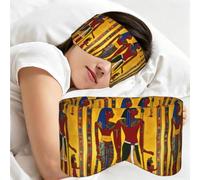Ancient Egypt Tribe Series Print Full Coverage Sleep Mask,Eye Mask Portable for Travel Office Nap Shift Work
