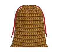 Ancient Egypt Tribe Series Print Gift Drawstring Bag Reusable Pouch Birthday Presents Wedding Daily Organizing Events