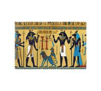 Ancient Egypt Tribe Series Print Modern Set of 6 Dining Table Placemats Heat Resistant Place Mats for Home Decor