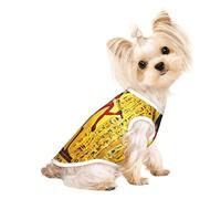 Ancient Egypt Tribe Series Print Pet T-Shirt, Sleeveless Pullover Vest For Small Puppy Kitten Indoor Outdoor Wear