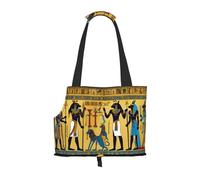 Ancient Egypt Tribe Series Print Pet Tote Bag,Single Shoulder Carrier, Pet Travel Handbag For Small Dogs & Cats Outings