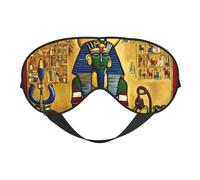 Ancient Egypt Tribe Series Print Sleep Eye Mask Outdoor Indoor Travel Camping Meditation Yoga Shift Work Breathable