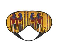 Ancient Egypt Tribe Series Print Sleep Mask, Soft Breathable Eye Cover for Travel, Shift Work & Meditation