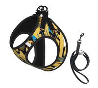 Ancient Egypt Tribe Series Print Small Dog Cat Pet Leash Vest Harness, Reflective Vest For Outdoor Walk Hike