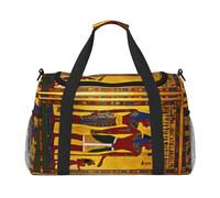 Ancient Egypt Tribe Series Print Versatility Ample Space Travel Bag Stylish Functional Tote for Outdoor Activities