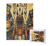 Ancient Egypt Tribe Series Printed Wooden Intelligence Puzzle 38x52 CM, 500 Pieces(boxed) Jigsaw Puzzles Education Game for Adults, Home Decoration Puzzle