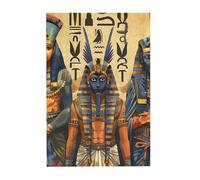 Ancient Egypt Tribe Series Printed Wooden Puzzle 300 Piece, Cute Puzzle Game in Plastic Box for Family Entertainment and Brain Training Gifts