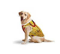 Ancient Egypt Tribe Seriesprint Large Vest For Pets Apparel T-Shirt Breathable Lightweight Sleeveless Tank Top