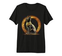 Ancient Egypt Tutankhamun Egyptology Bastet Cat Egyptian God Premium T-Shirt
