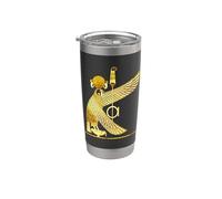 Ancient Egypt Winged Falcon Bird Sun God Ra Sky Pharaoh Stainless Steel Insulated Tumbler