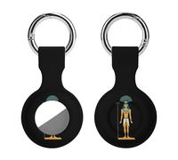 Ancient Egyptian Ancient God Protective Case Compatible for Airtag Shockproof Case Cover with Keychain 1PCS