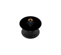 Ancient Egyptian Anubis Sacred Jackal Deity Icon Artwork PopSockets Adhesive PopGrip