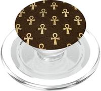 Ancient Egyptian Cross Ankh Pattern Hieroglyph Gift PopSockets PopGrip for MagSafe