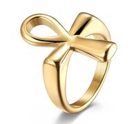 Ancient Egyptian Cross Stainless Steel Ring,Fashion Ancient Egyptian Cross Ring