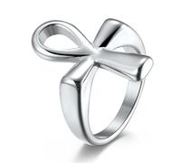 Ancient Egyptian Cross Stainless Steel Ring,Fashion Ancient Egyptian Cross Ring