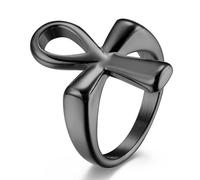 Ancient Egyptian Cross Stainless Steel Ring,Fashion Ancient Egyptian Cross Ring