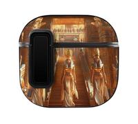 Ancient Egyptian Egypt Pyramids History Cute Case PC Earbud Cases Protective Cover Compatible for AirPods 4